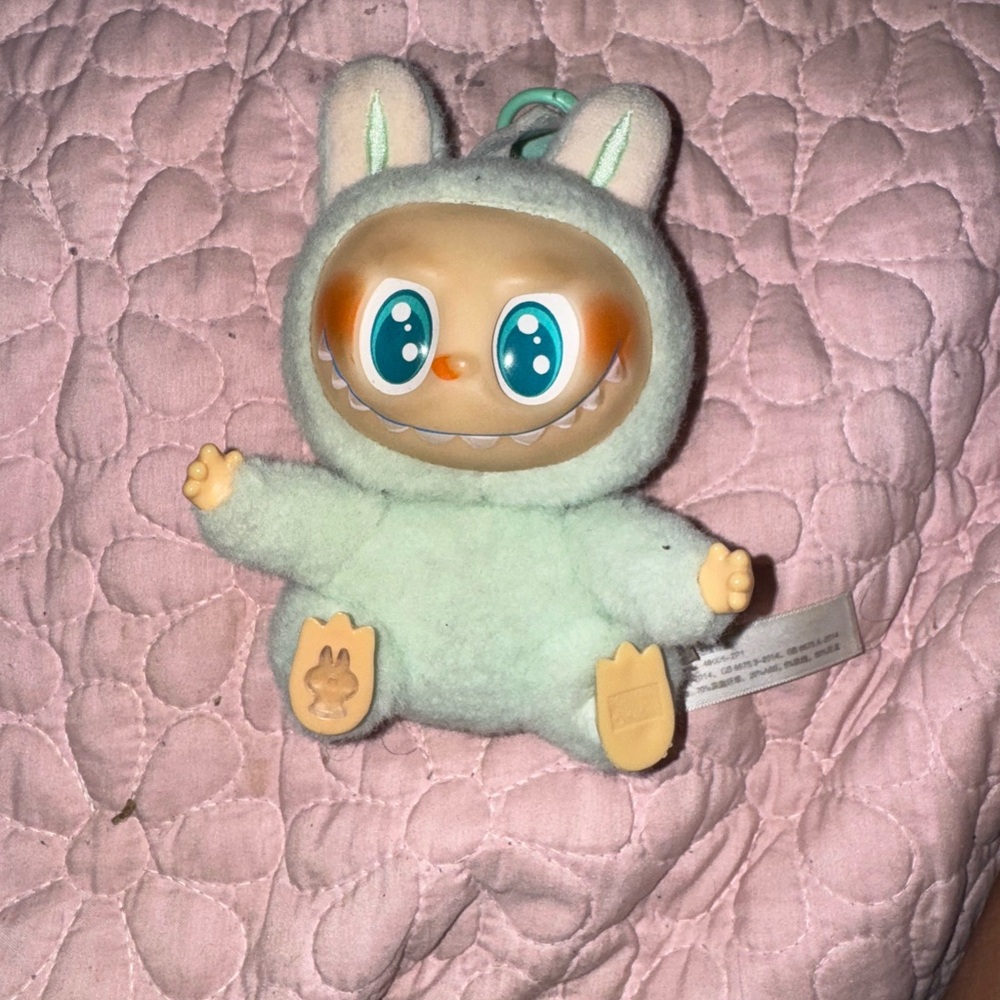 Adorable Mint Green labubu